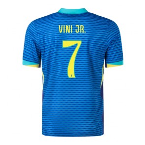 Brasilien Vinicius Junior #7 Bortatröja Copa America 2024 Kortärmad